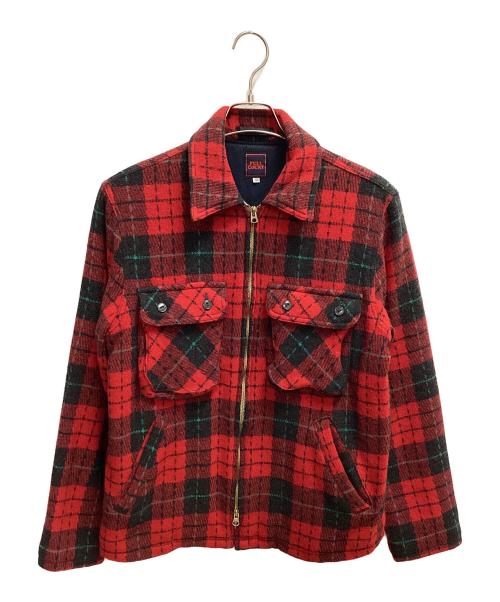 FULLCOUNT（フルカウント）FULLCOUNT (フルカウント) ウールジャケット レッド サイズ:SIZE M/ SIZE 38の古着・服飾アイテム