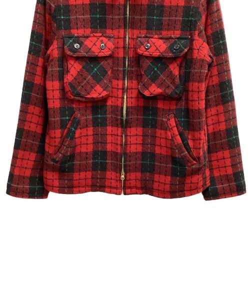 FULLCOUNT（フルカウント）FULLCOUNT (フルカウント) ウールジャケット レッド サイズ:SIZE M/ SIZE 38の古着・服飾アイテム