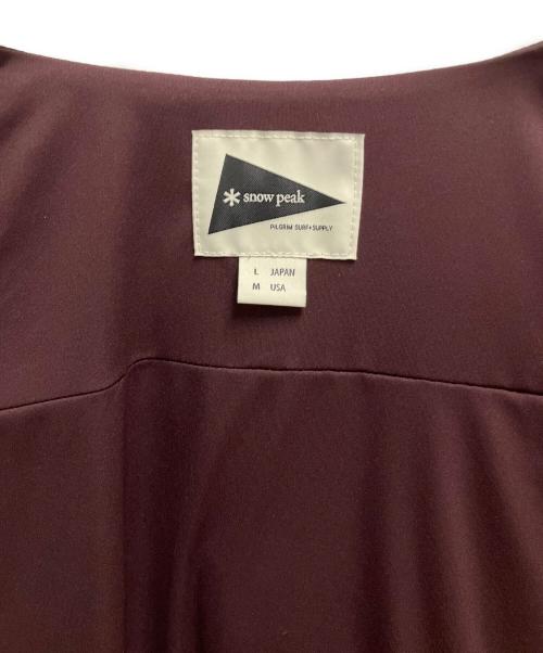 Snow peak（スノーピーク）Snow peak (スノーピーク) 中綿ジャケット レッド サイズ:SIZE Lの古着・服飾アイテム