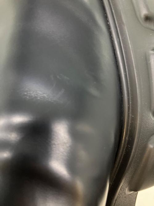 PRADA（プラダ）PRADA (プラダ) モノリス ブラッシュドレザー チェルシーブーツ サイドゴアブーツ ブラック サイズ:SIZE 11の古着・服飾アイテム