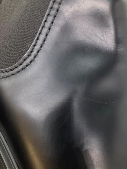 PRADA（プラダ）PRADA (プラダ) モノリス ブラッシュドレザー チェルシーブーツ サイドゴアブーツ ブラック サイズ:SIZE 11の古着・服飾アイテム