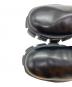 PRADA (プラダ) モノリス ブラッシュドレザー チェルシーブーツ サイドゴアブーツ ブラック サイズ:SIZE 11：80000円
