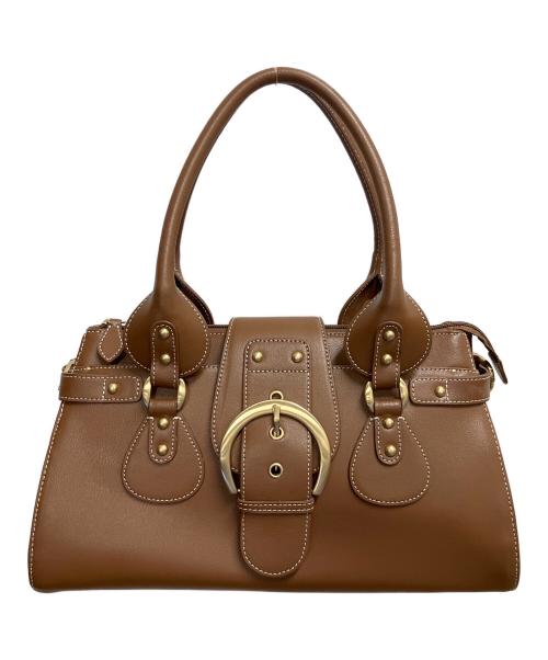 Hamano（ハマノ）Hamano (ハマノ) ハンドバッグ ブラウンの古着・服飾アイテム