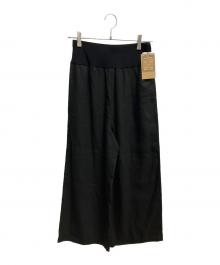 BEARDSLEY（ビアズリー）の古着「ウエストリブリネンパンツ」｜ブラック