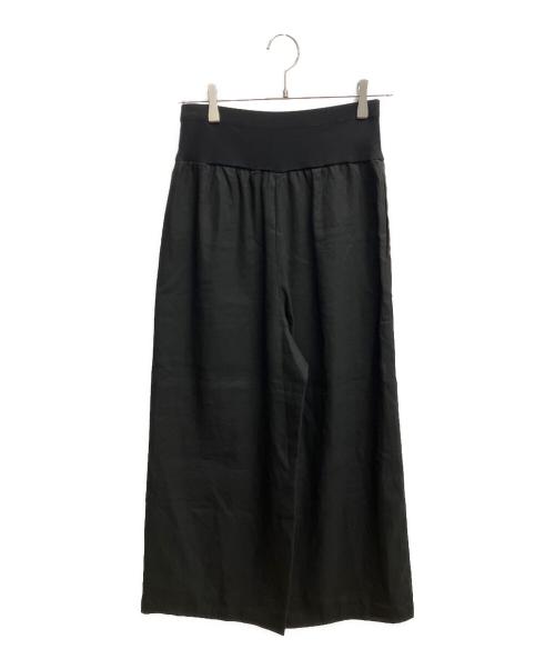 BEARDSLEY（ビアズリー）BEARDSLEY (ビアズリー) ウエストリブリネンパンツ ブラック サイズ:SIZE 1 未使用品の古着・服飾アイテム