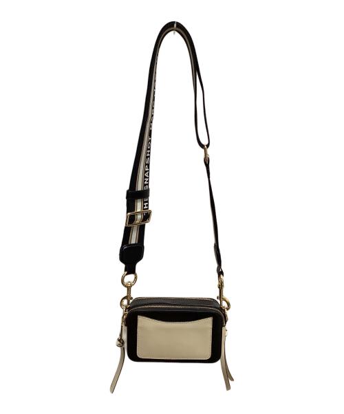 MARC JACOBS（マークジェイコブス）MARC JACOBS (マークジェイコブス) ザ スナップショット ショルダーバッグ ベージュ×ブラックの古着・服飾アイテム