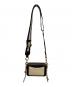 MARC JACOBS (マークジェイコブス) ザ スナップショット ショルダーバッグ ベージュ×ブラック：14000円