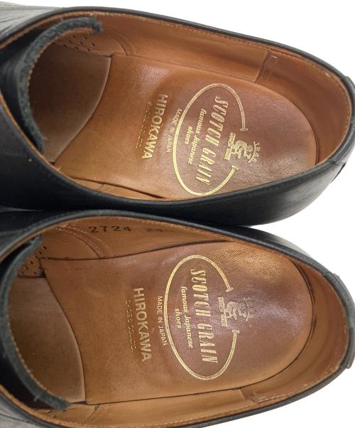 SCOTCH GRAIN（スコッチグレイン）SCOTCH GRAIN (スコッチグレイン) レザーシューズ ブラック サイズ:SIZE 24.5cmの古着・服飾アイテム