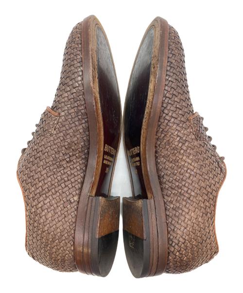 BUTTERO（ブッテロ）BUTTERO (ブッテロ) レザーシューズ ブラウン サイズ:SIZE 39の古着・服飾アイテム