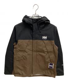 HELLY HANSEN（ヘリーハンセン）の古着「Scandza Light Jacket ナイロンジャケット」｜ブラック×グリーン