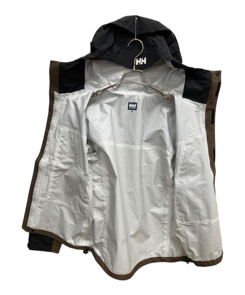 HELLY HANSEN（ヘリーハンセン）HELLY HANSEN (ヘリーハンセン) Scandza Light Jacket ナイロンジャケット ブラック×グリーン サイズ:SIZE Sの古着・服飾アイテム