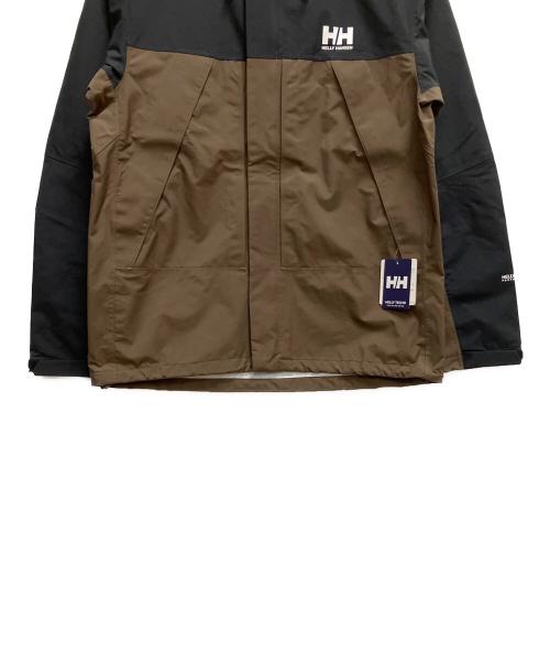 HELLY HANSEN（ヘリーハンセン）HELLY HANSEN (ヘリーハンセン) Scandza Light Jacket ナイロンジャケット ブラック×グリーン サイズ:SIZE Sの古着・服飾アイテム