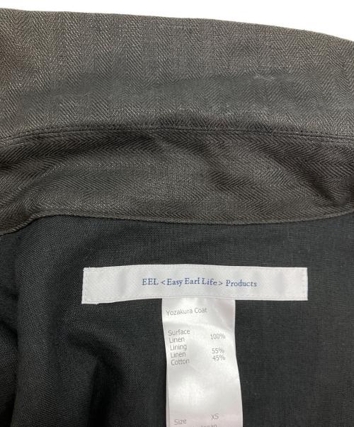 EEL（イール）EEL (イール) YOZAKURA COAT(ヨザクラコート） グレー サイズ:SIZE XSの古着・服飾アイテム