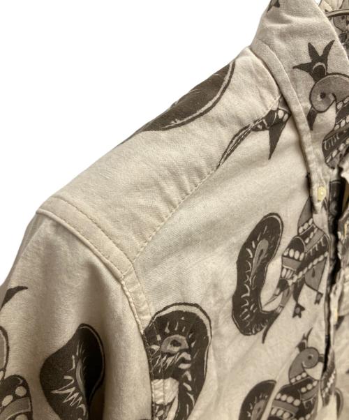 Engineered Garments（エンジニアド ガーメンツ）Engineered Garments (エンジニアド ガーメンツ) 半袖シャツ ベージュ サイズ:SIZE XSの古着・服飾アイテム