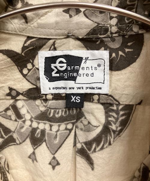 Engineered Garments（エンジニアド ガーメンツ）Engineered Garments (エンジニアド ガーメンツ) 半袖シャツ ベージュ サイズ:SIZE XSの古着・服飾アイテム