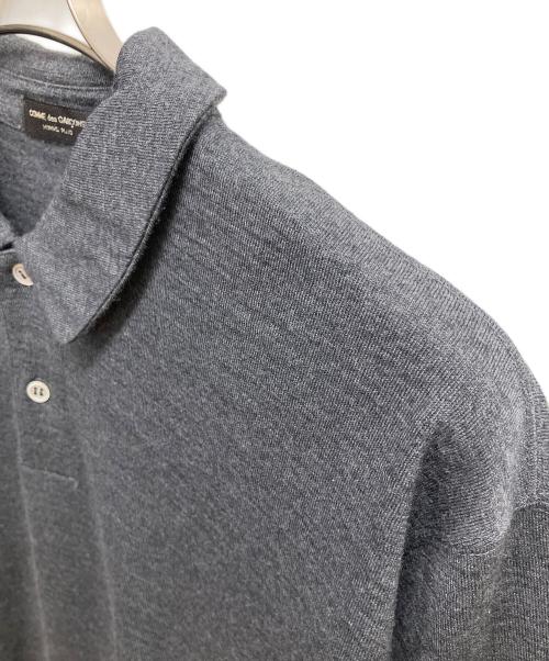 COMME des GARCONS HOMME（コムデギャルソン オム）COMME des GARCONS HOMME (コムデギャルソン オム) ポロシャツ グレー サイズ:SIZE 不明の古着・服飾アイテム