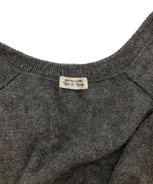 yin&yang（イン＆ヤン）yin&yang (イン＆ヤン) ニットカーディガン グレー サイズ:不明の古着・服飾アイテム