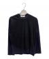 COMME des GARCONS SHIRT（コムデギャルソンシャツ）の古着「長袖カットソー」｜ネイビー×ブラック