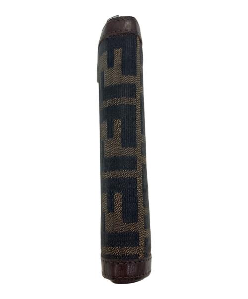 FENDI（フェンディ）FENDI (フェンディ) ズッカ 2つ折り財布 ブラウンの古着・服飾アイテム
