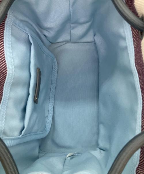 CAMPER（カンペール）CAMPER (カンペール) ISARI トートバッグ アイボリー×パープルの古着・服飾アイテム