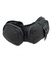 DOLCE & GABBANA（ドルチェ＆ガッバーナ）の古着「ナイロンウエストバッグ」｜ブラック