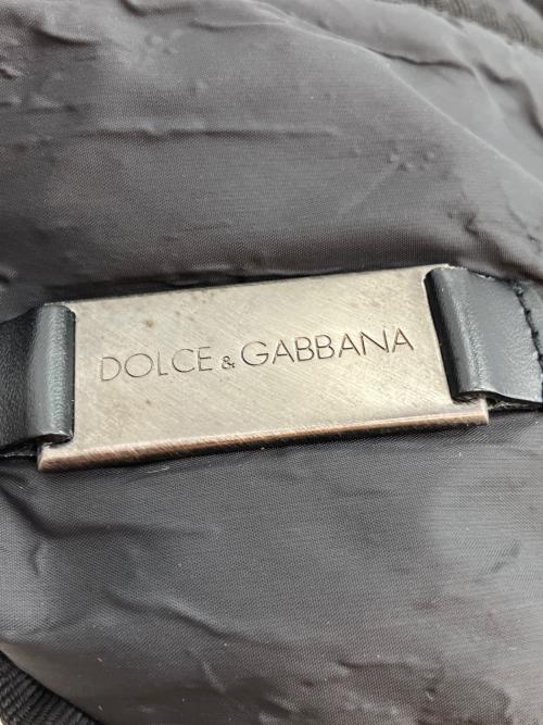 DOLCE & GABBANA（ドルチェ＆ガッバーナ）DOLCE & GABBANA (ドルチェ＆ガッバーナ) ナイロンウエストバッグ ブラックの古着・服飾アイテム