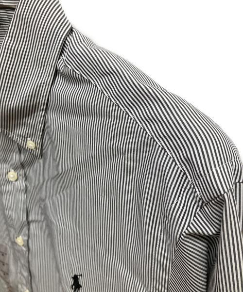 RALPH LAUREN（ラルフローレン）RALPH LAUREN (ラルフローレン) CLASSIC FIT 長袖シャツ グレー×ホワイト サイズ:SIZE M 未使用品の古着・服飾アイテム