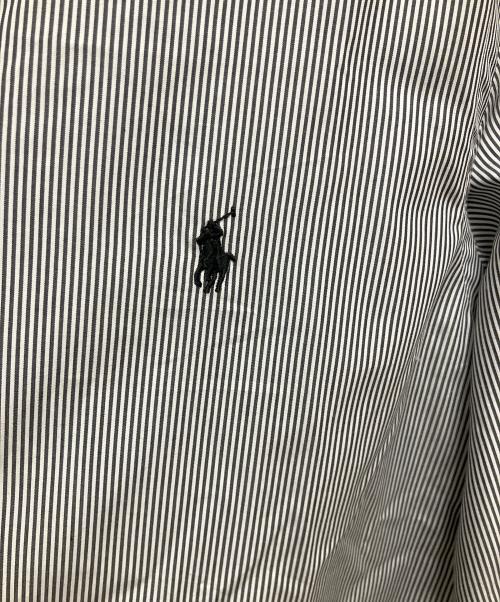 RALPH LAUREN（ラルフローレン）RALPH LAUREN (ラルフローレン) CLASSIC FIT 長袖シャツ グレー×ホワイト サイズ:SIZE M 未使用品の古着・服飾アイテム