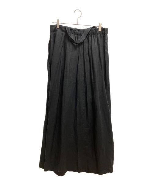 TODAYFUL（トゥデイフル）TODAYFUL (トゥデイフル) Linen Wide Salopette ブラック サイズ:SIZE 38の古着・服飾アイテム