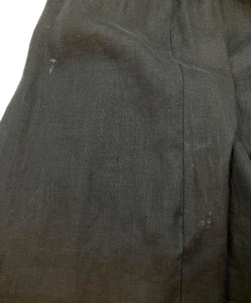 TODAYFUL（トゥデイフル）TODAYFUL (トゥデイフル) Linen Wide Salopette ブラック サイズ:SIZE 38の古着・服飾アイテム