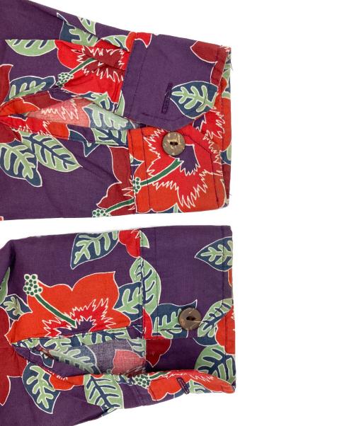 reyn spooner（レイン スプナー）reyn spooner (レイン スプナー) アロハシャツ 長袖シャツ パープル サイズ:SIZE Mの古着・服飾アイテム