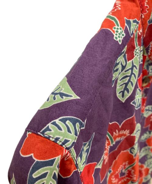 reyn spooner（レイン スプナー）reyn spooner (レイン スプナー) アロハシャツ 長袖シャツ パープル サイズ:SIZE Mの古着・服飾アイテム