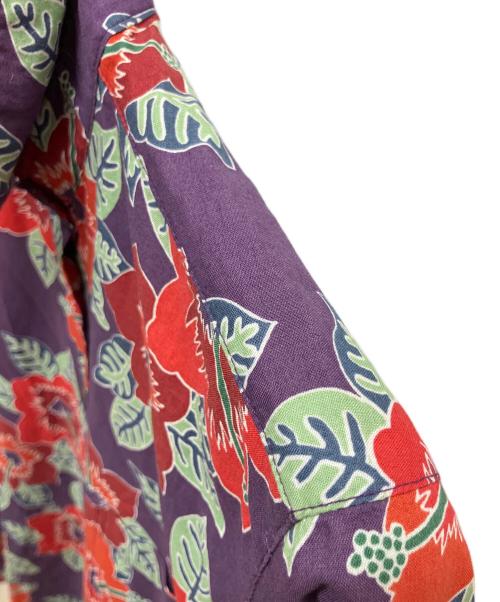 reyn spooner（レイン スプナー）reyn spooner (レイン スプナー) アロハシャツ 長袖シャツ パープル サイズ:SIZE Mの古着・服飾アイテム