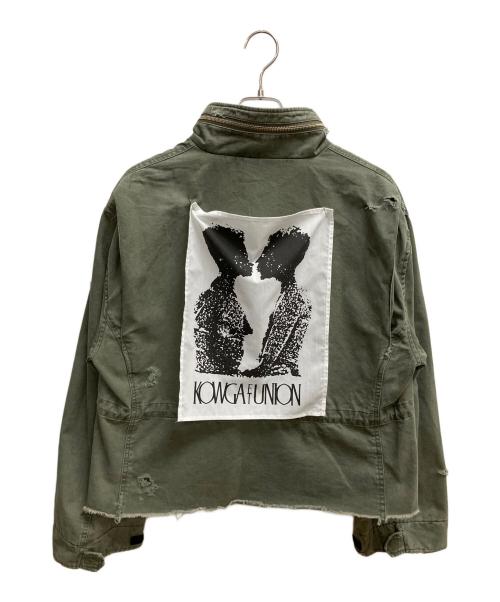 UNION TOKYO（ユニオントーキョー）UNION TOKYO (ユニオントーキョー) KOWGA (コウガ) FADE M65 FIELD JACKET フィールドジャケット オリーブ サイズ:SIZE Lの古着・服飾アイテム
