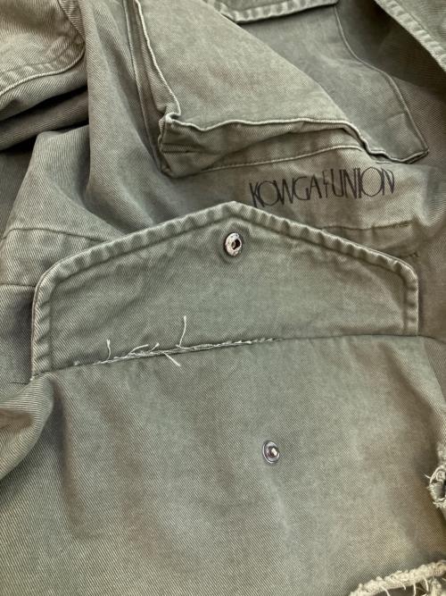 UNION TOKYO（ユニオントーキョー）UNION TOKYO (ユニオントーキョー) KOWGA (コウガ) FADE M65 FIELD JACKET フィールドジャケット オリーブ サイズ:SIZE Lの古着・服飾アイテム