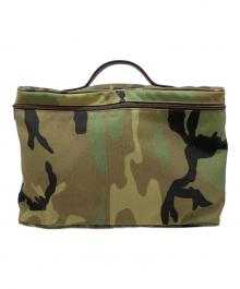 Herve Chapelier（エルベシャプリエ）の古着「ハンドバッグ」｜カーキ