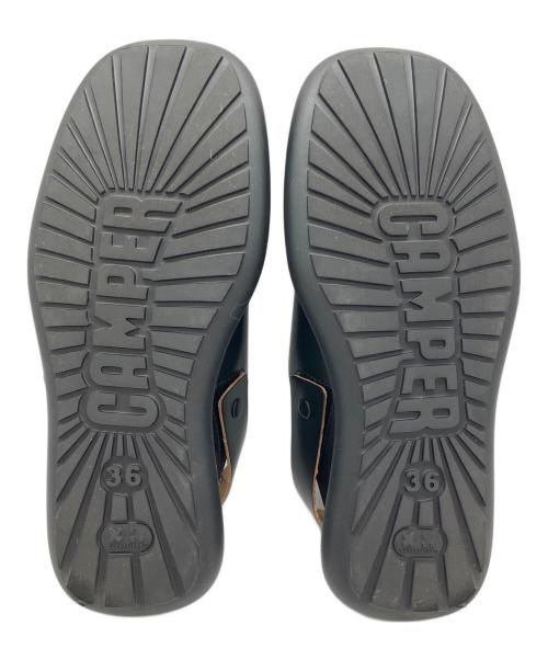 CAMPER（カンペール）CAMPER (カンペール) オンダ　フラットシューズ ブラック サイズ:SIZE 23cmの古着・服飾アイテム