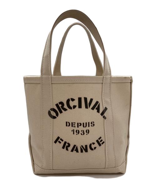 ORCIVAL（オーシバル）ORCIVAL (オーシバル) ハンドバッグ ベージュの古着・服飾アイテム