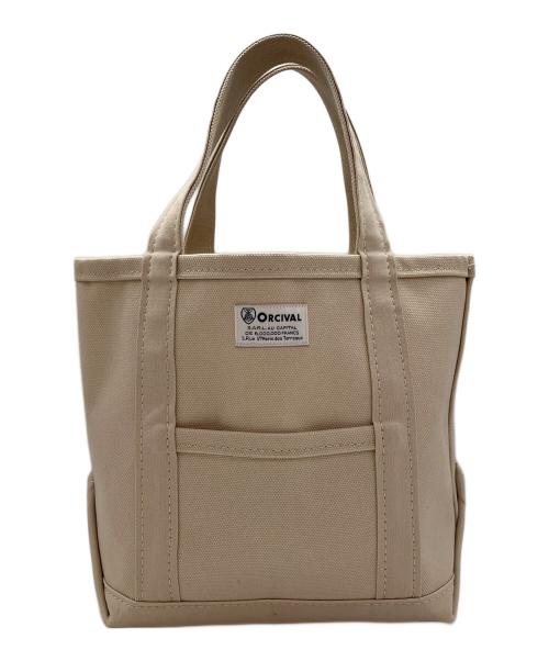 ORCIVAL（オーシバル）ORCIVAL (オーシバル) ハンドバッグ ベージュの古着・服飾アイテム