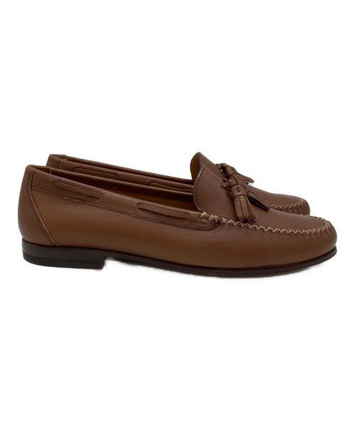 Salvatore Ferragamo（サルヴァトーレ フェラガモ）Salvatore Ferragamo (サルヴァトーレ フェラガモ) タッセルローファー ブラウン サイズ:SIZE 7の古着・服飾アイテム