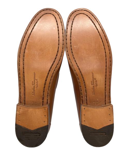 Salvatore Ferragamo（サルヴァトーレ フェラガモ）Salvatore Ferragamo (サルヴァトーレ フェラガモ) タッセルローファー ブラウン サイズ:SIZE 7の古着・服飾アイテム