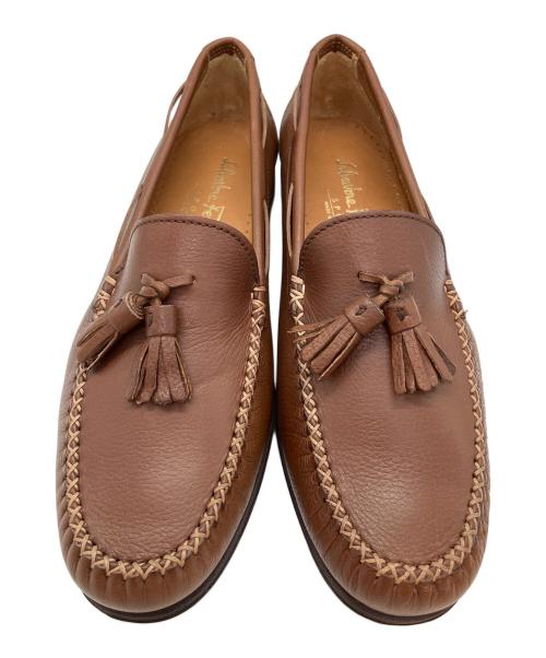 Salvatore Ferragamo（サルヴァトーレ フェラガモ）Salvatore Ferragamo (サルヴァトーレ フェラガモ) タッセルローファー ブラウン サイズ:SIZE 7の古着・服飾アイテム