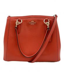 COACH（コーチ）の古着「2WAYバッグ」｜レッド