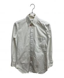 Thom Browne（トムブラウン）の古着「グロスグレインフラケットクラシックオックスフォードシャツ 長袖シャツ」｜ホワイト
