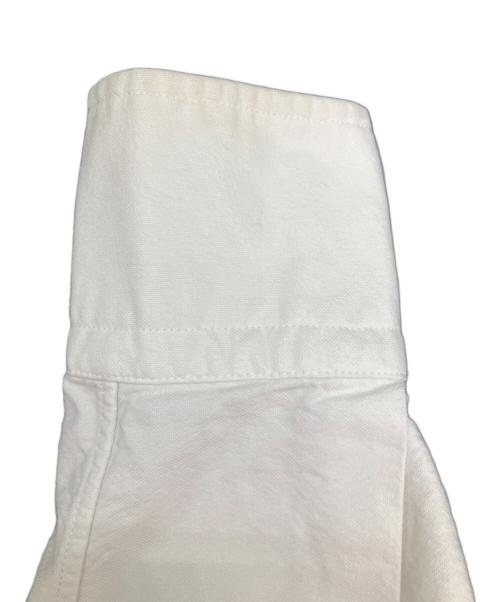 Thom Browne（トムブラウン）Thom Browne (トムブラウン) グロスグレインフラケットクラシックオックスフォードシャツ 長袖シャツ ホワイト サイズ:SIZE 1の古着・服飾アイテム