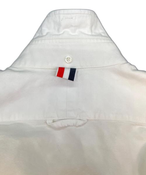 Thom Browne（トムブラウン）Thom Browne (トムブラウン) グロスグレインフラケットクラシックオックスフォードシャツ 長袖シャツ ホワイト サイズ:SIZE 1の古着・服飾アイテム