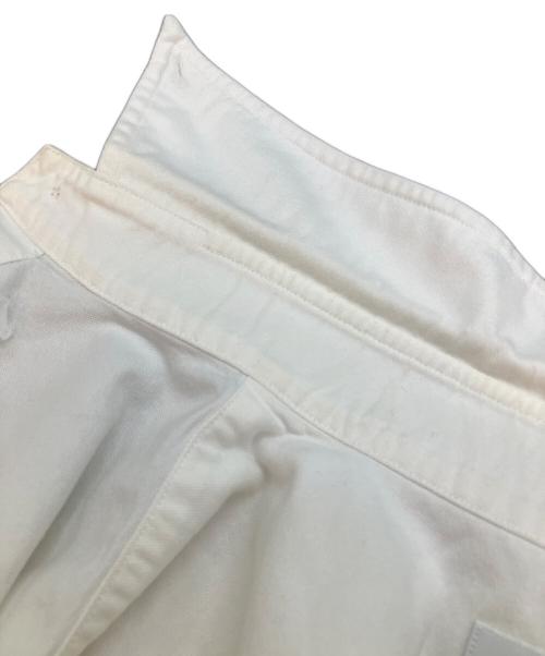 Thom Browne（トムブラウン）Thom Browne (トムブラウン) グロスグレインフラケットクラシックオックスフォードシャツ 長袖シャツ ホワイト サイズ:SIZE 1の古着・服飾アイテム