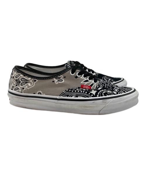 VANS（ヴァンズ）VANS (ヴァンズ) BEDWIN (ベドウィン) Bedwin & The Heartbreaks x VANS VAULT “KNU SKOOL/AUTHENTIC ブラック×グレー サイズ:SIZE 27.5cmの古着・服飾アイテム