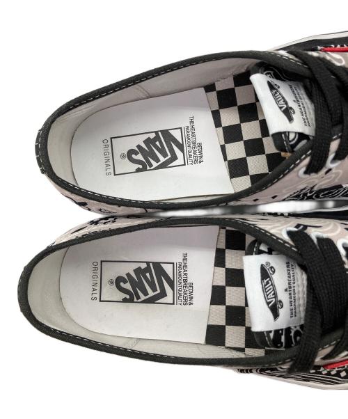 VANS（ヴァンズ）VANS (ヴァンズ) BEDWIN (ベドウィン) Bedwin & The Heartbreaks x VANS VAULT “KNU SKOOL/AUTHENTIC ブラック×グレー サイズ:SIZE 27.5cmの古着・服飾アイテム