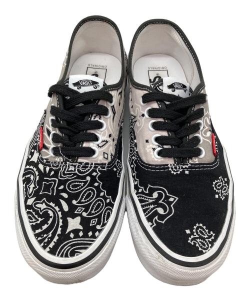 VANS（ヴァンズ）VANS (ヴァンズ) BEDWIN (ベドウィン) Bedwin & The Heartbreaks x VANS VAULT “KNU SKOOL/AUTHENTIC ブラック×グレー サイズ:SIZE 27.5cmの古着・服飾アイテム